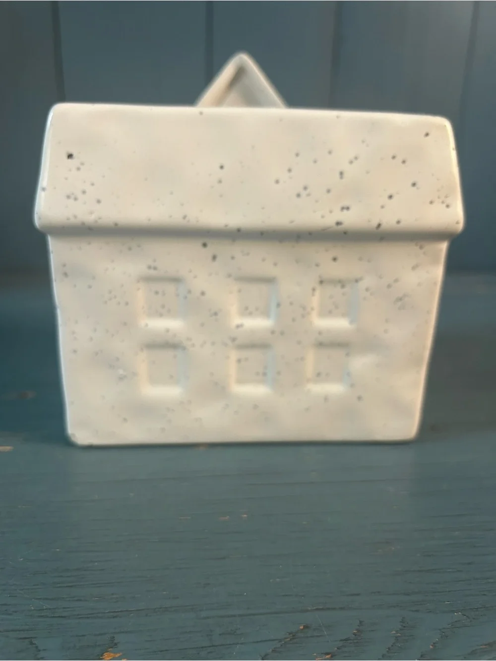 Target Bullseye White Speckled Ceramic House Décor | Planter